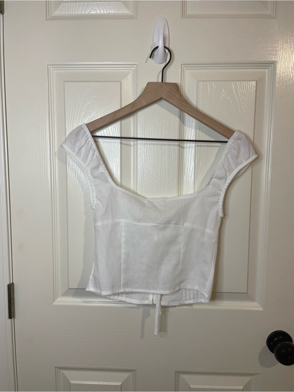 Peppermayo Xanthe Bustier Top in Ivory Mist Size 2 NWT - Picture 11 of 12